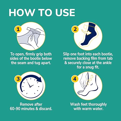 Dr. Scholl's Ultra Exfoliating Foot Peeling Mask with Urea, 3 Pairs