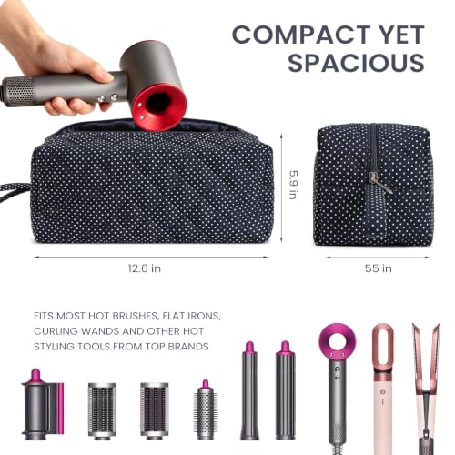 Dyson Airwrap Travel Case Organizer Bag with 4 Compartments