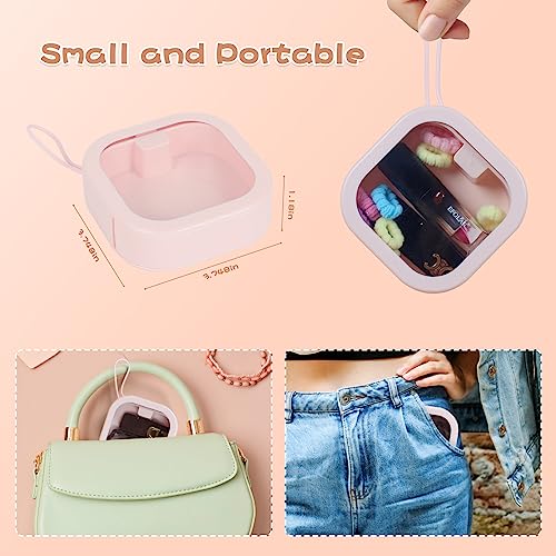 Portable Hair Tie Organizer for Accessories - Stackable & Wall-Mountable
