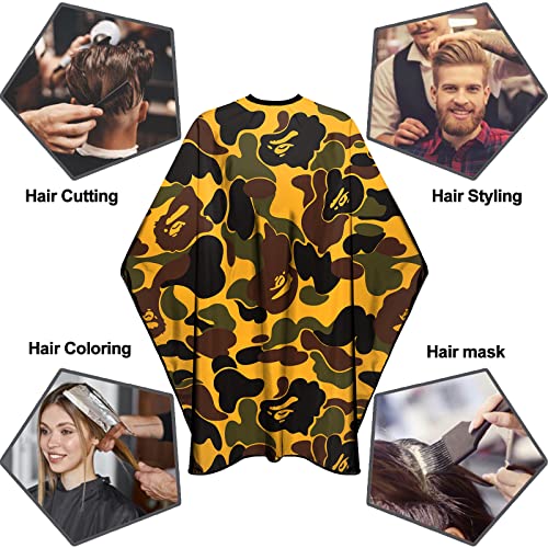 Professional Barber Cape 63" × 56" Waterproof Hair Cutting Salon Cape