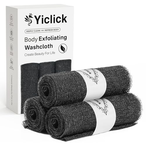 Yiclick Exfoliating Washcloth Towel, Japanese Wash Cloth, Korean Body
