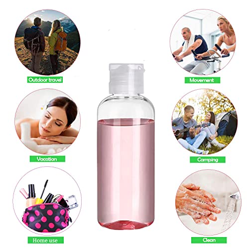 DNSEN 5 Pack 3.4oz TSA Travel Bottles, Leak Proof