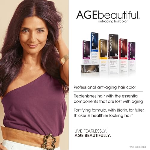 AGE Beautiful Permanent Hair Color Cream with Biotin