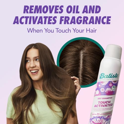 Batiste Touch Activated Dry Shampoo 3.81 Oz with Scent Capsules - Fresh Fragrance