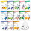 ¡¼Orangeroses¡½ 13 Pcs Combo Vital Ampoule Sheet Mask, Korean Facial Skincare Sheet | Simple & Effective Skincare Routine | Moisturization | Wrinkle Care | Brightening (New Upgraded Mask)