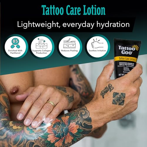 Tattoo Goo Aftercare Kit - 3 Piece Set with Soap, Balm & Lotion
