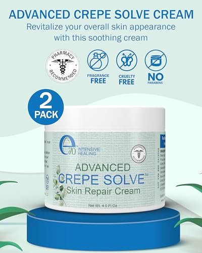 e70 Crepe Skin Erase Cream Set – 2-Pack Firming Body Cream