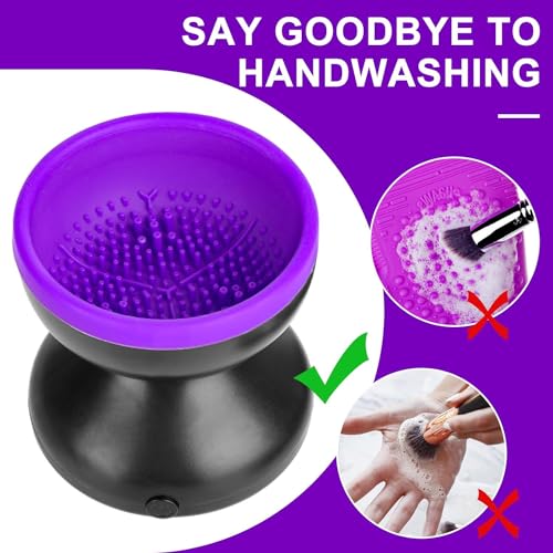 Electric Makeup Brush Cleaner Machine - USB Automatic Deep Clean