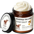 Grass-Fed Beef Tallow Balm with Honey & Jojoba Oil, 4 Oz