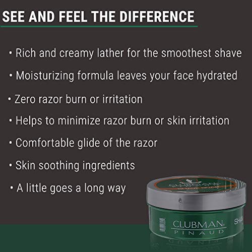 Clubman Shave Soap ? Classic Shaving Soap for Men, Smooth & Comfortable Shave, Premium Men¡¯s Grooming, 2.0 oz