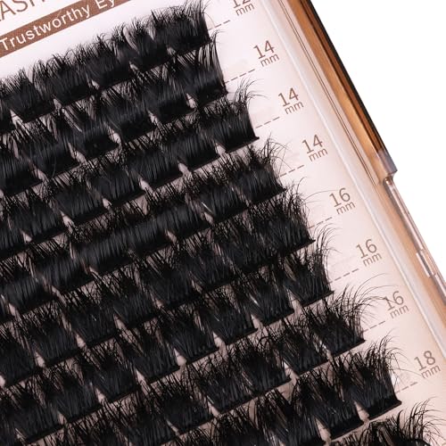Geeneiya 200D Lash Clusters - Full Volume D Curl 10-20mm