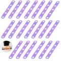 20 Pack Hair Perm Rods Rubber Bands - Silicone Elastic Straps