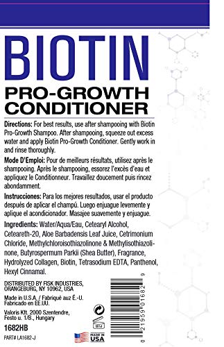 Hair Chemist Biotin Pro-Growth Conditioner 33.8 oz. - Conditioner for Thin Hair