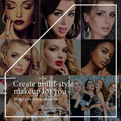 MENAKA Magnetic Lashes Nautral Looking False Eyelashes Russian Strip Lashes Mink Wispy Fluffy Lashes Pack D Curl Thick Full Volume Cat Eye Lashes 10 Pairs£¨2 black+2 brown)