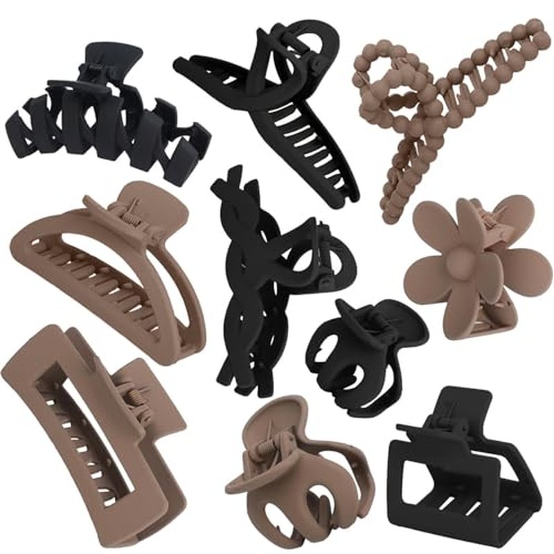 10PCS Non-Slip Hair Clips Set for Thick Hair - Versatile Styles
