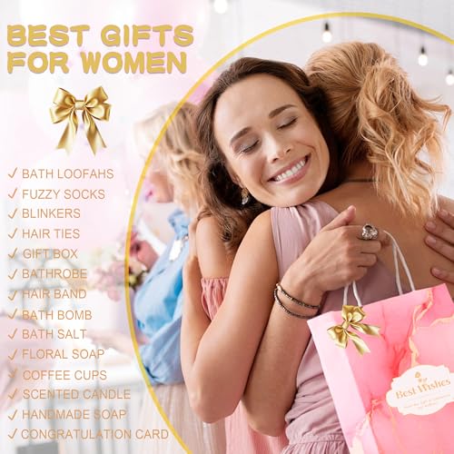 Valentines Day Gifts for Women,Valentines Day Relaxing Spa Gift Baskets for Her,Happy Birthday Gift Ideas Basket