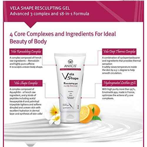Cellulite Hot Body Cream Gel Boosts Skin Elasticity Target Cellulite Visibly Smooth Lumpiness and Dimpling for More Smoother Even Skin. Anacis 5.07 Oz (TWO PACKS)
