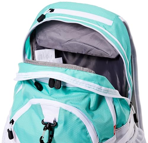 High Sierra Loop Backpack, Travel, or Work Bookbag with tablet sleeve, One Size, Aquamarine/White/Ash