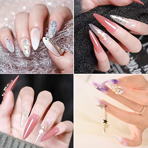 SEISSO Poly Nail Extension Gel Kit with Slip Solution & Nail Forms