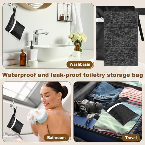 Travel Soap Bag Set 4-Pack Waterproof Leakproof