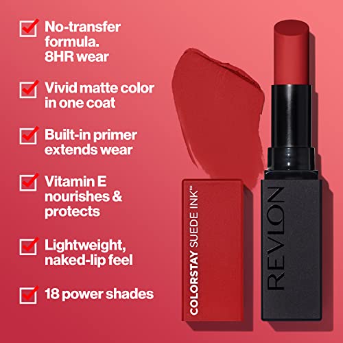 Revlon ColorStay Suede Ink Lipstick - 008 That Girl
