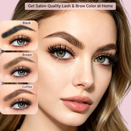 2-In-1 Lash & Brow Tint Kit - Professional Color, 4-6 Week Wear