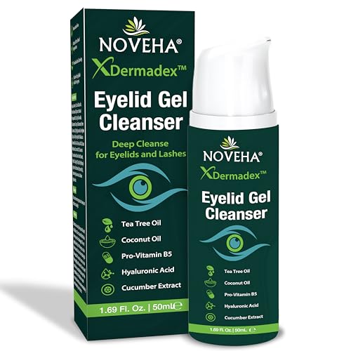 NOVEHA Eyelid & Lash Gel Cleanser - 50mL