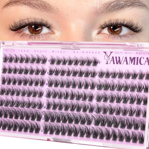 Natural Lash Clusters 9-10-12mm CC Curl Wispy Eyelash Extensions
