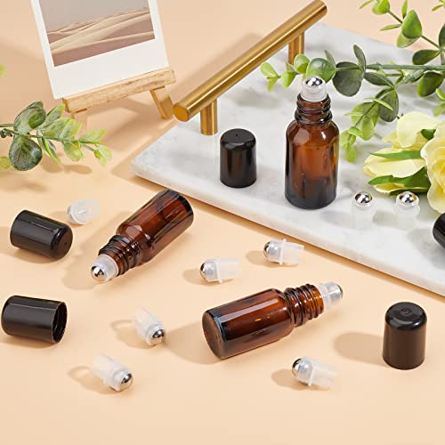 24-Pack Essential Oil Roller Inserts with Stainless Steel Balls