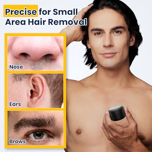 Nose Wax Kit for Men & Women: Nose and Ear Hair Waxing Kit - Smart Temp & USB Fast Heat,100g Waxing Beans, 30 Wax Sticks, Painless Hair Removal Waxing Kit for Nose Ears Eyebrow Lip Facial, Travel Size