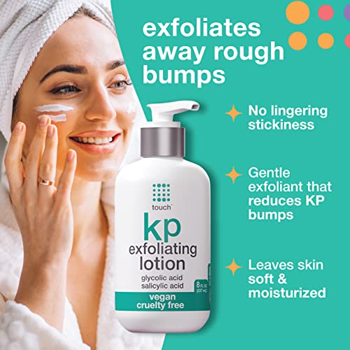 TOUCH Keratosis Pilaris Exfoliating Body Wash Cleanser Plus Moisturizing Body Lotion