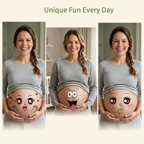 Pregnancy Belly Stickers for Maternity Photo Bump Decals
