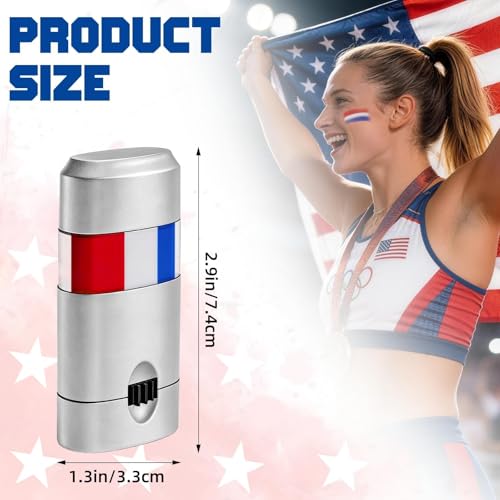 USA Patriotic Face Paint Stick Set - 4 Pack Red, White & Blue