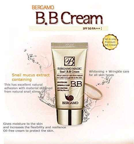 Bergamo] Magic Snail BB Cream 50ml /Intense Care Wrinkle Care Sunblock/Korean Cosmetics