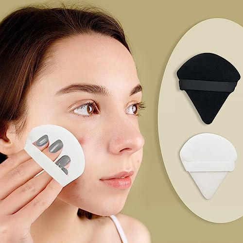 Makeup Spatula & Palette Set with Powder Puffs
