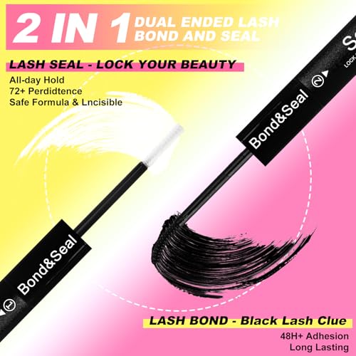 WiWiLINK Fluffy Lash Clusters Kit 452Pcs 10-16mm Eyelash Extensions