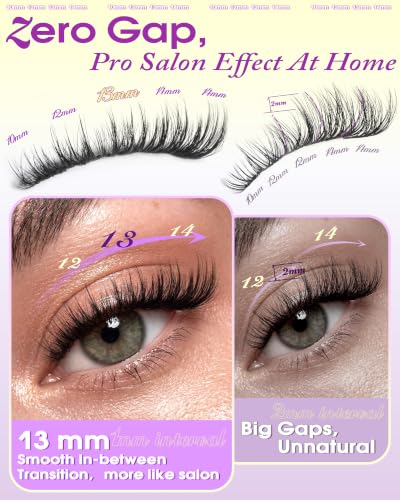 Winifred D Curl Wispy Lash Clusters 10-14mm