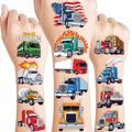 96 Piece Semi Truck Temporary Tattoos for Kids