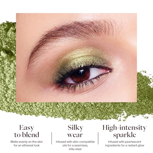 Joocyee Green Sparkle Single Eyeshadow - Long Lasting Shimmer