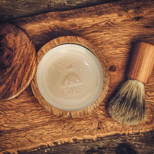 GENTS Men¡¯s Sandalwood Shaving Soap - Natural Bar with Shea Butter & Glycerin for Rich Lather, 3oz