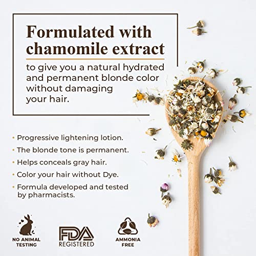 Intea Chamomile Blonde Hair Lightener Spray – Natural, No Ammonia, 3.4oz