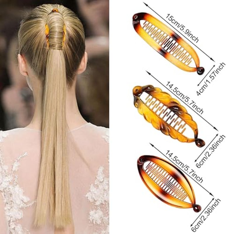 18-Piece Hair Clip Set with Banana Clips & Hair Combs