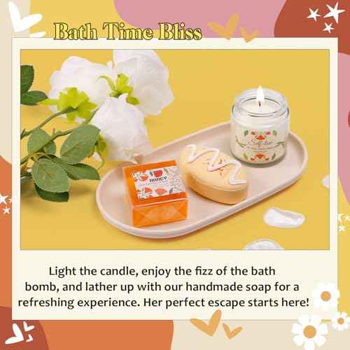 Self Care Gifts for Women, Birthday Gifts, 10pcs Get Well Soon Basket Care Package Thank You Spa Gifts Unique Gifts for Women Her Mom Best Friend Sister Sweet Surprises