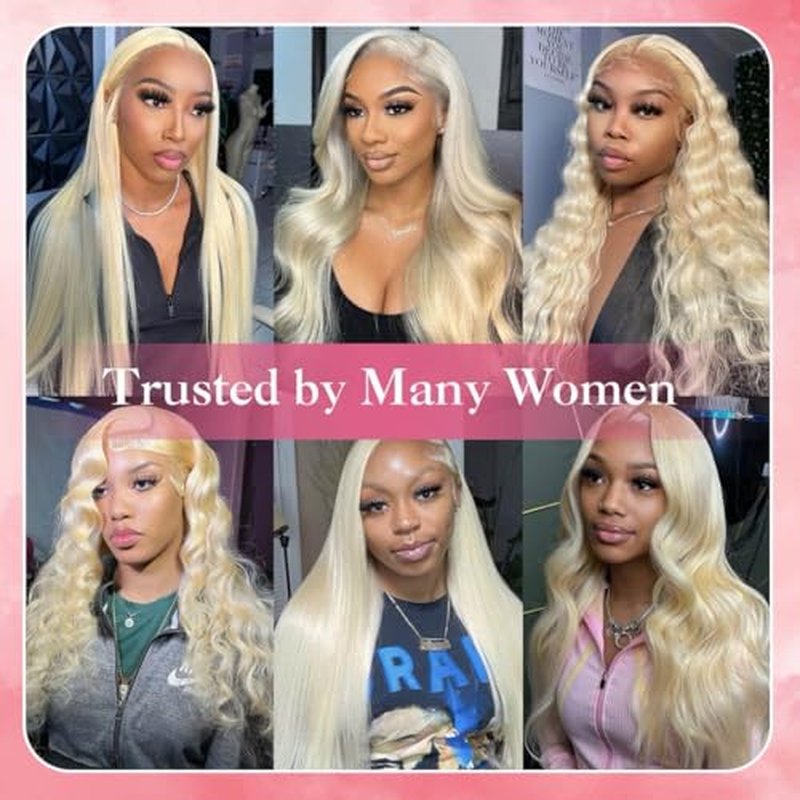 Dapanji 20 Inch 613 Body Wave Lace Front Wig - 200% Density Human Hair