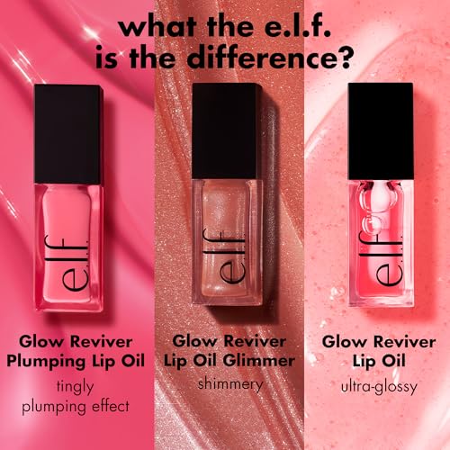 e.l.f. Glow Reviver Plumping Lip Oil - Tinted Lip Gloss