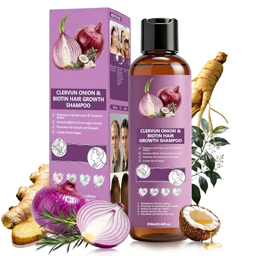 Onion Biotin Shampoo for Hair Growth & Volume