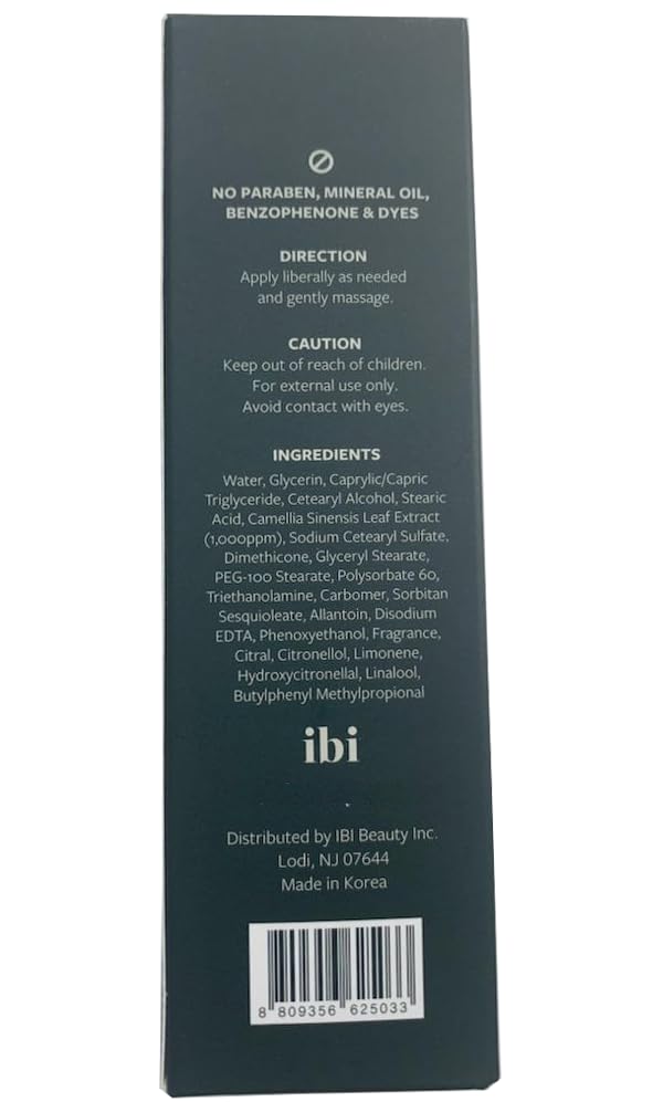 IBI Ultra Hydrating Moisturizing Hand Cream For Dry & Senstive Skin, Green Tea 2.02 Ounce Tube (60ml 1 Pc)