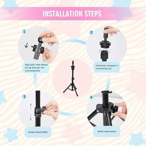 Mannequin Head with Human Hair 80% Real Hair 26-28'' Cosmetology Mannequin Head for Hairdresser Cosmetology Student Styling Practice on Braiding Manikin Doll Head with Tripod Set