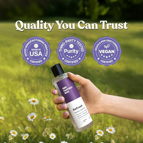 Her Fantasy Box Refresh pH Balancing Shower Gel - 8 oz Natural Feminine Hygiene