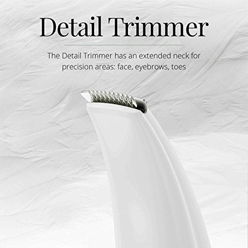 Remington Bikini Trimmer Kit - 8 Piece Cordless Grooming Set for Sensitive Skin - White/Green